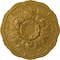 Ekena Millwork Cornelia Ceiling Medallion (Fits Canopies up to 4"), Hand-Painted Pharaohs Gold, 22 1/2"OD x 1 1/2"P CM22CNPGS - alternate 1